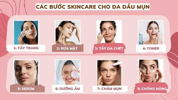 Chăm sóc da đầy đủ các bước để có làn da khoẻ mạnh